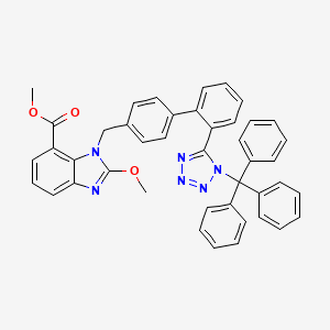 molecular formula C43H34N6O3 B1148741 N-Trityl Candesartan Methyl Ester Methoxy Analogue CAS No. 1246815-58-6