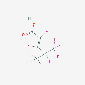 molecular formula C6HF9O2 B011488 PERFLUORO(4-METHYLPENT-2-ENOIC ACID) CAS No. 103229-89-6