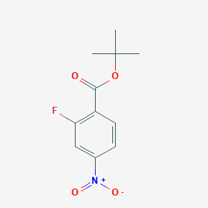 molecular formula C11H12FNO4 B114885 Tert-butyl 2-fluoro-4-nitrobenzoate CAS No. 157665-46-8