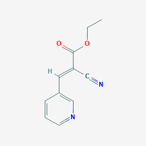 molecular formula C11H10N2O2 B1148907 Ethyl 2-Cyano-3-(3-pyridyl)acrylate CAS No. 17999-71-2