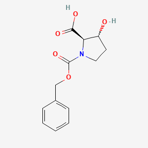(2R,3R)-3-hydroxy-1,2-Pyrrolidinedicarboxylic acid, 1-(phenylMethyl) ester