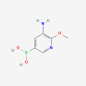 (5-Amino-6-methoxypyridin-3-yl)boronic acid