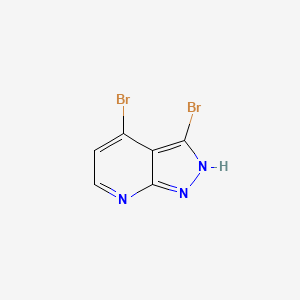 3,4-dibromo-1H-pyrazolo[3,4-b]pyridine