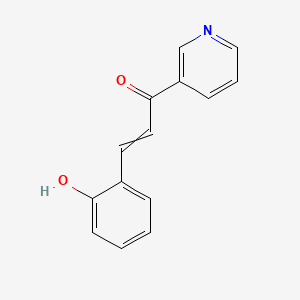 3-(2-Hydroxyphenyl)-1-pyridin-3-ylprop-2-en-1-one