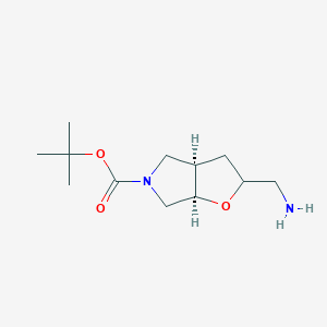 cis-tert-butyl 2-(aminomethyl)tetrahydro-2H-furo[2,3-c]pyrrole-5(3H)-carboxylate