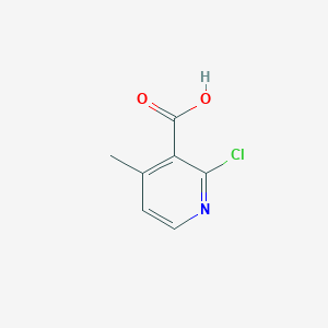 molecular formula C7H6ClNO2 B114896 2-Chloro-4-methyl-nicotinic acid CAS No. 142266-63-5