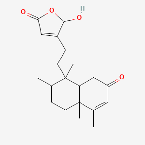 molecular formula C20H28O4 B1148982 16-Hydroxy-2-oxocleroda-3,13-dien-15,16-olide CAS No. 165459-53-0