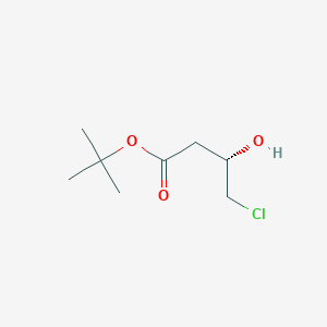molecular formula C8H15ClO3 B1148989 t-butyl (S)-(-)-4-chloro-3-hydroxybutyrate CAS No. 143839-39-8