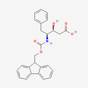 molecular formula C26H25NO5 B1149004 Fmoc-(3S,4S)-4-amino-3-hydroxy-5-phenyl pentanoic acid CAS No. 198542-01-7