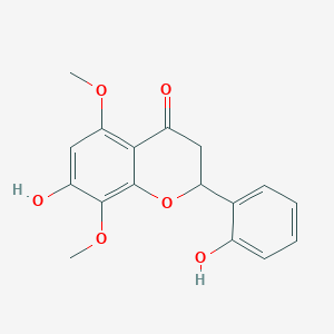 molecular formula C17H16O6 B1149013 7,2/'-Dihydroxy-5,8-diMethoxyflavanone CAS No. 1351338-14-1