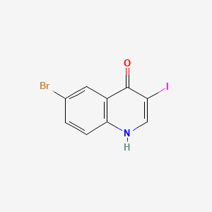 molecular formula C9H5BrINO B1149015 6-Bromo-3-iodoquinolin-4(1H)-one CAS No. 1320361-71-4