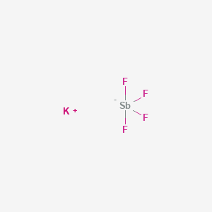 molecular formula F4Sb.K B1149019 Potassium tetrafluoroantimonate CAS No. 15273-81-1