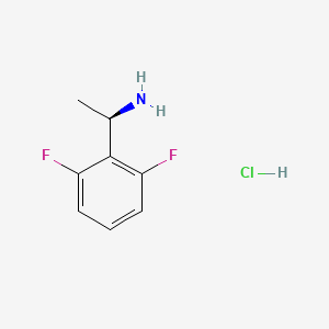 molecular formula C8H10ClF2N B1149021 (R)-1-(2,6-Difluorophenyl)ethanamine CAS No. 1217453-91-2