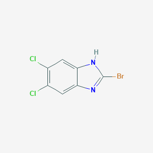 molecular formula C7H3BrCl2N2 B114904 2-溴-5,6-二氯-1H-苯并咪唑 CAS No. 142356-40-9