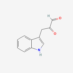 molecular formula C11H9N3O B1149060 1H-Indole-3-propanal, alpha-oxo-, one CAS No. 150649-16-4