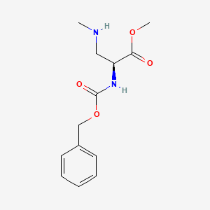 molecular formula C12H17ClN2O4 B1149069 (S)-Methyl 2-(((benzyloxy)carbonyl)amino)-3-(methylamino)propanoate CAS No. 138093-73-9
