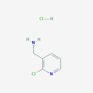 molecular formula C6H8Cl2N2 B1149078 (2-Chloropyridin-3-yl)methanamine hydrochloride CAS No. 1220039-41-7