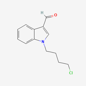 molecular formula C13H14ClNO B1149082 1-(4-Chlorobutyl)indole-3-carboxaldehyde CAS No. 156237-53-5