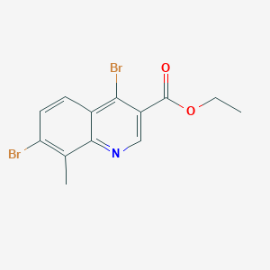 Ethyl 4,7-dibromo-8-methylquinoline-3-carboxylate