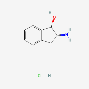 (1S,2S)-2-amino-2,3-dihydro-1H-inden-1-ol;hydrochloride