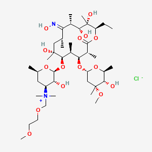 3/'-De(diMethylaMino)-3/'-[[(2-Methoxyethoxy)Methyl]diMethylaMMonio]erythroMycin 9-OxiMe Chloride