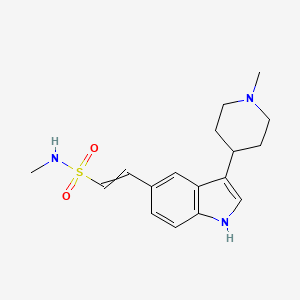 N-Methyl-2-[3-(1-methylpiperidin-4-yl)-1H-indol-5-yl]ethene-1-sulfonamide