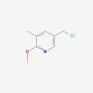 molecular formula C8H10ClNO B1149113 5-ChloroMethyl-2-Methoxy-3-Methyl-pyridine CAS No. 1355173-98-6