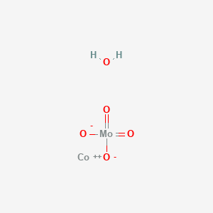 molecular formula CoH2MoO5 B1149131 Cobalt(2+);dioxido(dioxo)molybdenum;hydrate CAS No. 13762-11-3
