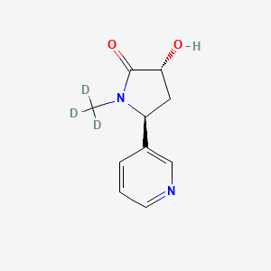 molecular formula C10H12N2O2 B1149135 trans-3'-Hydroxy Cotinine-d3 CAS No. 159956-78-2