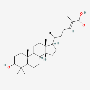 3-Hydroxylanost-9(11),24-dien-26-oic acid