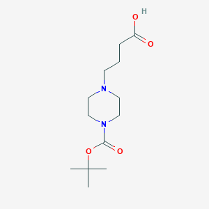 4-[4-[(2-Methylpropan-2-yl)oxycarbonyl]piperazin-1-yl]butanoic acid