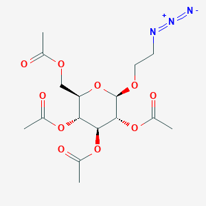 molecular formula C16H23N3O10 B1149159 2-Azidoethyl 2,3,4,6-Tetra-O-acetyl-beta-D-glucopyranoside CAS No. 140428-81-5