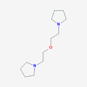 molecular formula C12H24N2O B011492 Bis(2-pyrrolidinoethyl) ether CAS No. 100396-39-2