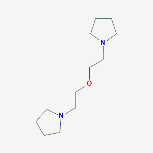 molecular formula C12H24N2O B011492 1-[2-(2-Pyrrolidin-1-ylethoxy)ethyl]pyrrolidine CAS No. 100396-39-2