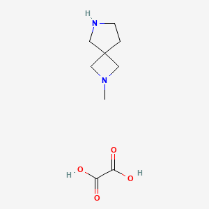molecular formula C9H16N2O4 B1149204 2-Methyl-2,6-diazaspiro[3.4]octane oxalate CAS No. 135380-30-2