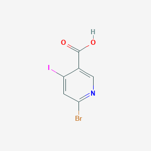 molecular formula C6H3BrINO2 B1149227 6-Bromo-4-iodonicotinic acid CAS No. 1200130-82-0