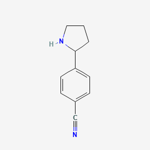4-(Pyrrolidin-2-yl)benzonitrile