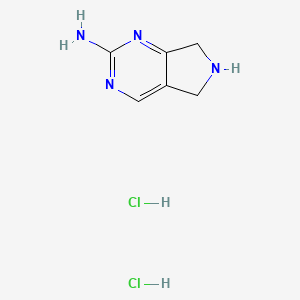 6,7-Dihydro-5H-pyrrolo[3,4-d]pyrimidin-2-amine dihydrochloride