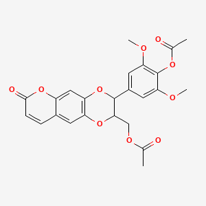 molecular formula C24H22O10 B1149282 Moluccanin diacetate CAS No. 121700-27-4