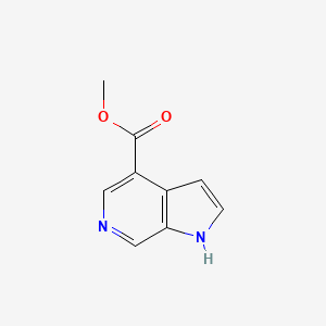 molecular formula C9H8N2O2 B1149291 Methyl 1h-pyrrolo[2,3-c]pyridine-4-carboxylate CAS No. 1260385-72-5