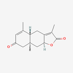 molecular formula C15H18O3 B1149302 Chlorantholide B 