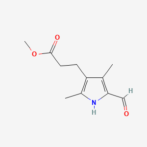 Methyl 3-(5-formyl-2,4-dimethyl-1H-pyrrol-3-yl)propanoate