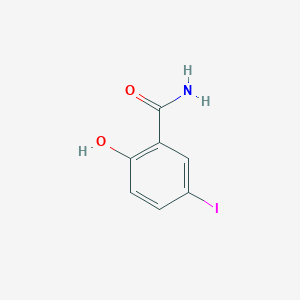 molecular formula C7H6INO2 B1149336 2-Hydroxy-5-iodobenzamide CAS No. 18179-40-3