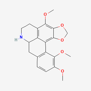 molecular formula C20H21NO5 B1149365 7,17,18-Trimethoxy-3,5-dioxa-11-azapentacyclo[10.7.1.02,6.08,20.014,19]icosa-1,6,8(20),14(19),15,17-hexaene CAS No. 14050-90-9