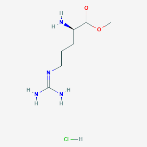 molecular formula C7H17ClN4O2 B1149374 D-Arginine methyl ester hydrochloride CAS No. 111237-99-1