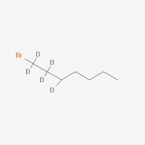 molecular formula C7H10BrD5 B1149379 1-Bromoheptane-6,6,7,7,7-d5 CAS No. 1219805-66-9