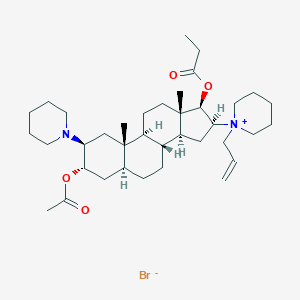 molecular formula C37H61BrN2O4 B114938 Rapacuronium Bromide CAS No. 156137-99-4