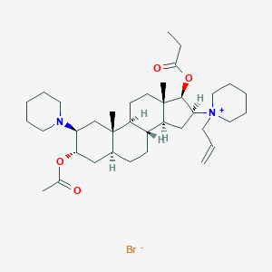 molecular formula C37H61BrN2O4 B114938 Rapacuronium bromide CAS No. 156137-99-4