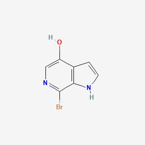molecular formula C7H5BrN2O B1149387 7-Bromo-1h-pyrrolo[2,3-c]pyridin-4-ol CAS No. 1260382-11-3