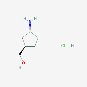 [(1R,3S)-3-Aminocyclopentyl]methanol hydrochloride